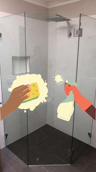 frameless-shower-screen-regular-cleaning