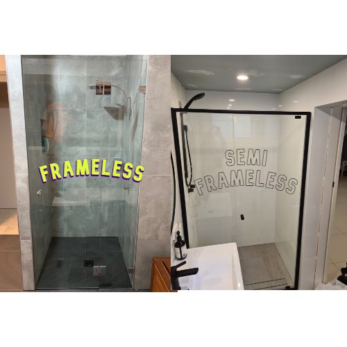 semi-framed-VS-frameless-shower