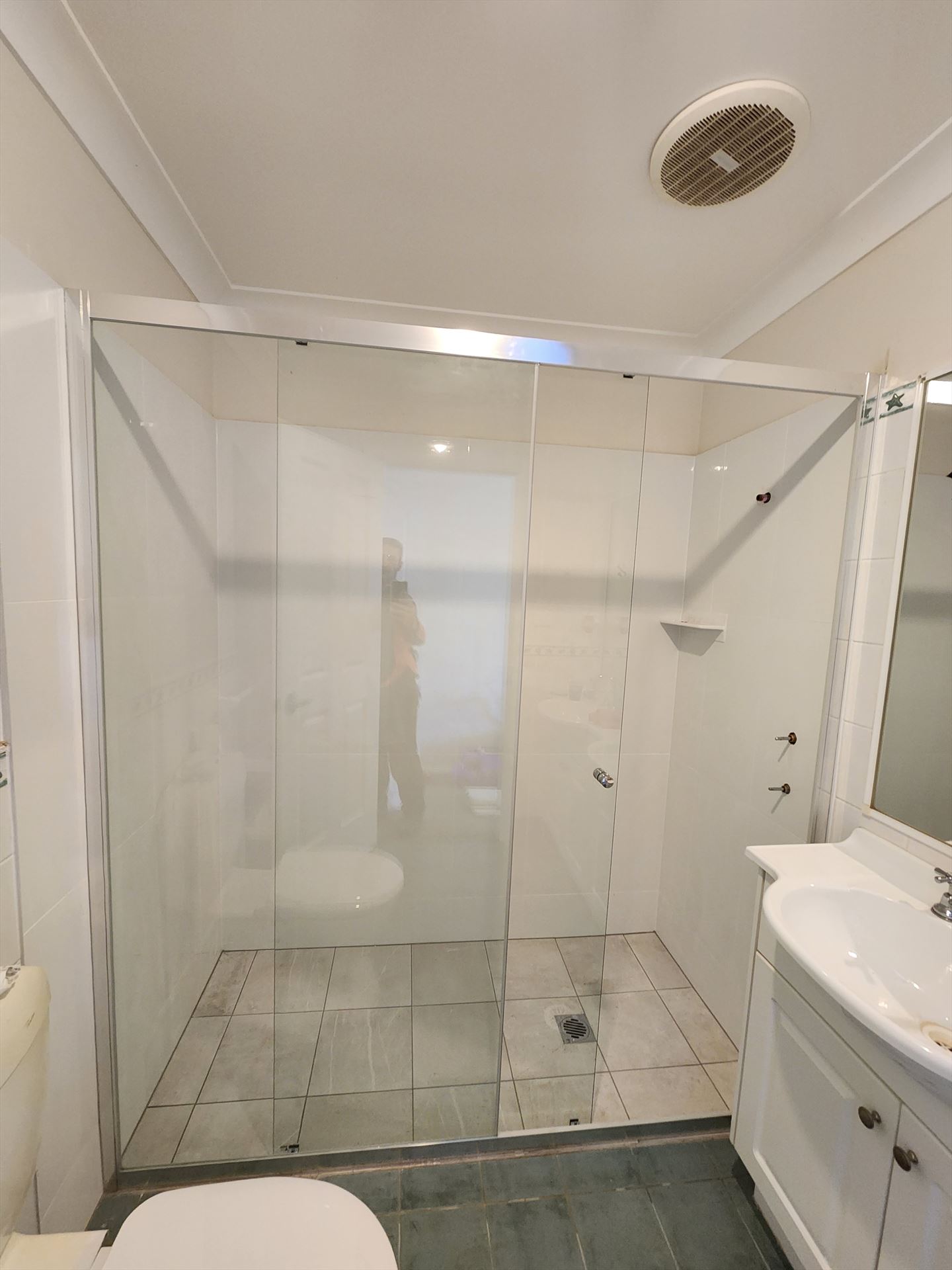 shower screen installed in Gladesville by Showerland