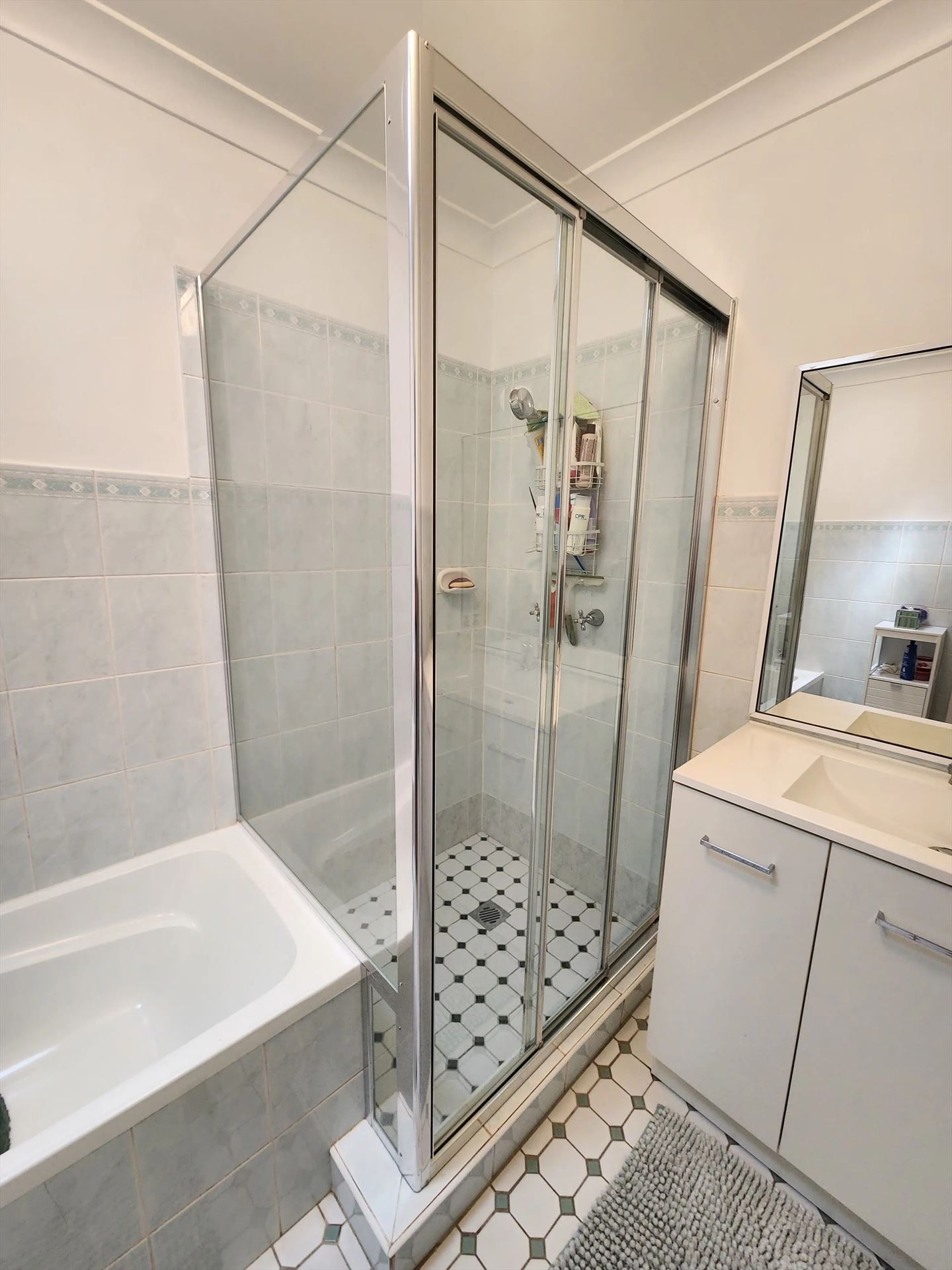 fully shower screen with chrome hardware installed in Northmead by Showerland