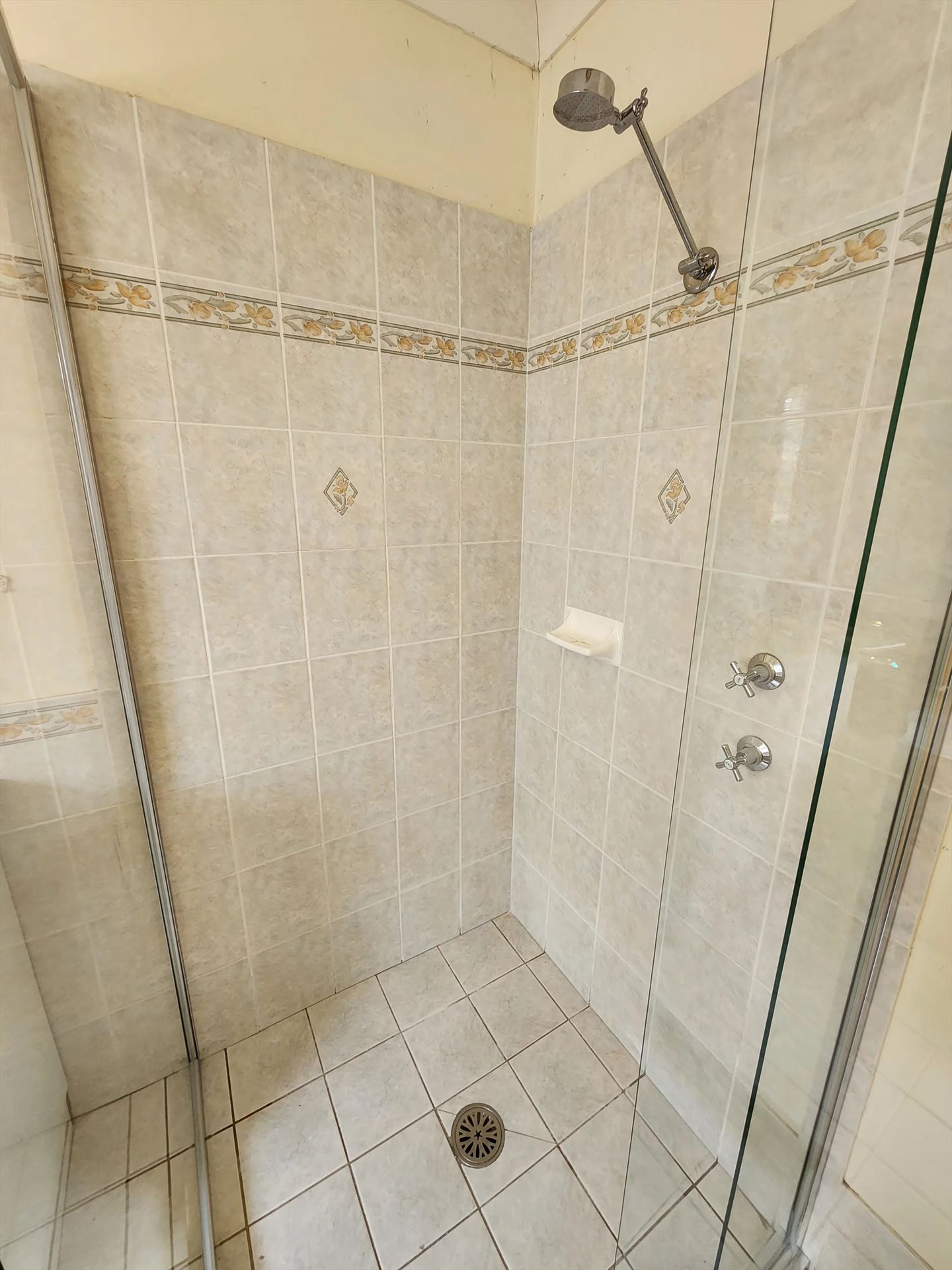 fully shower screen with chrome hardware installed in Castle Hill by Showerland