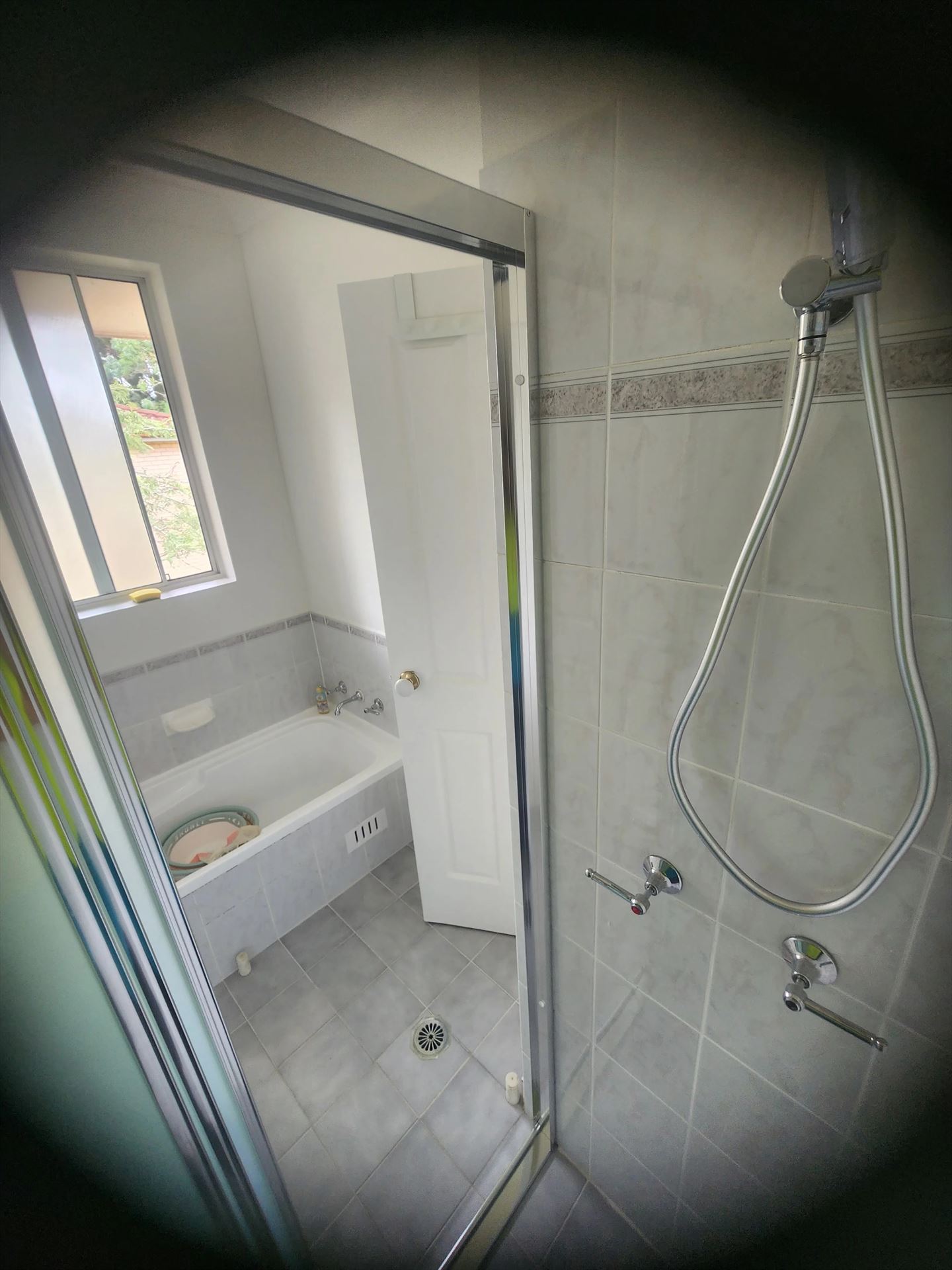 fully shower screen with chrome hardware installed in Hornsby by Showerland