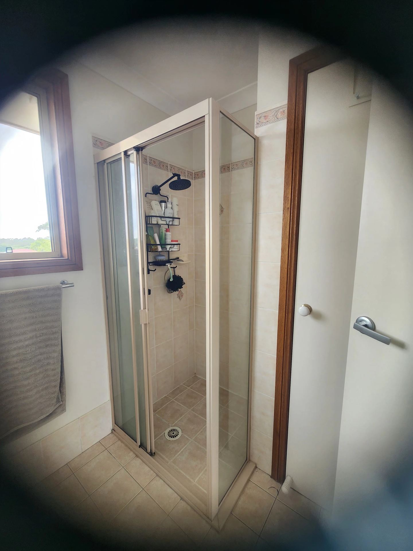 fully shower screen with chrome hardware installed in Glenwood by Showerland