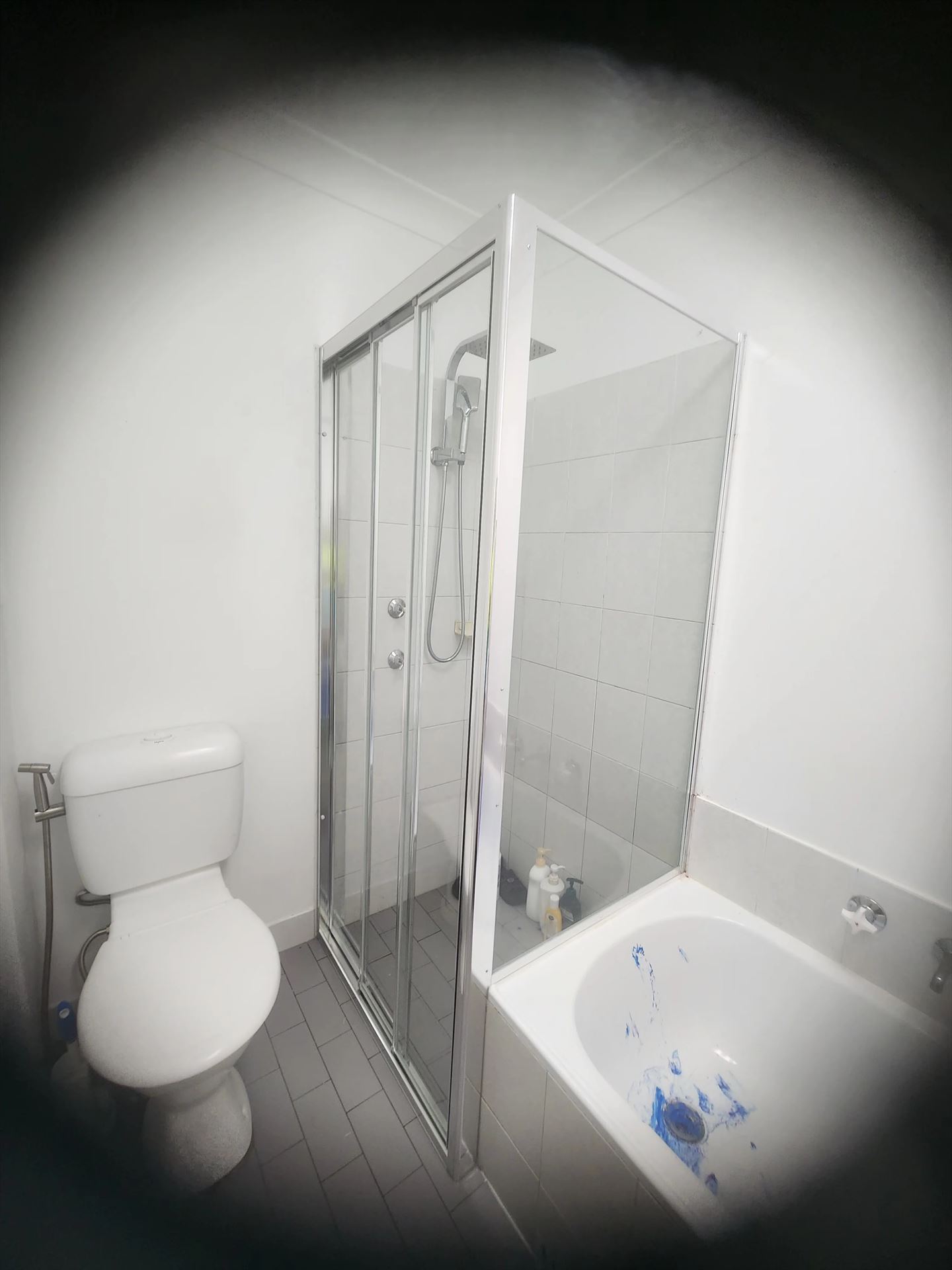 fully shower screen with chrome hardware installed in Westmead by Showerland