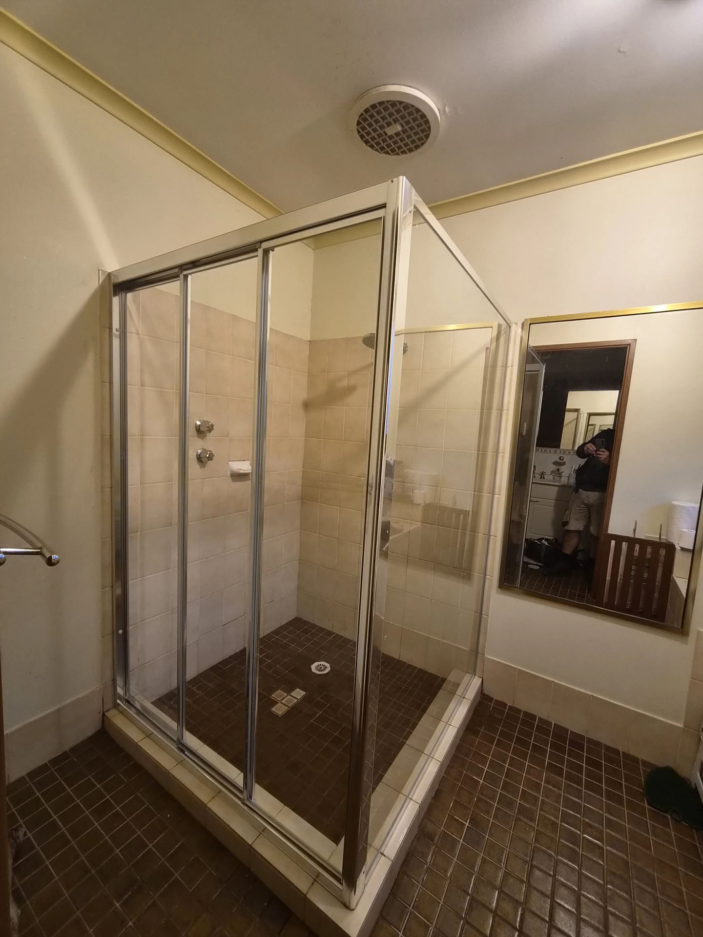 fully shower screen with chrome hardware installed in Bossley Park by Showerland