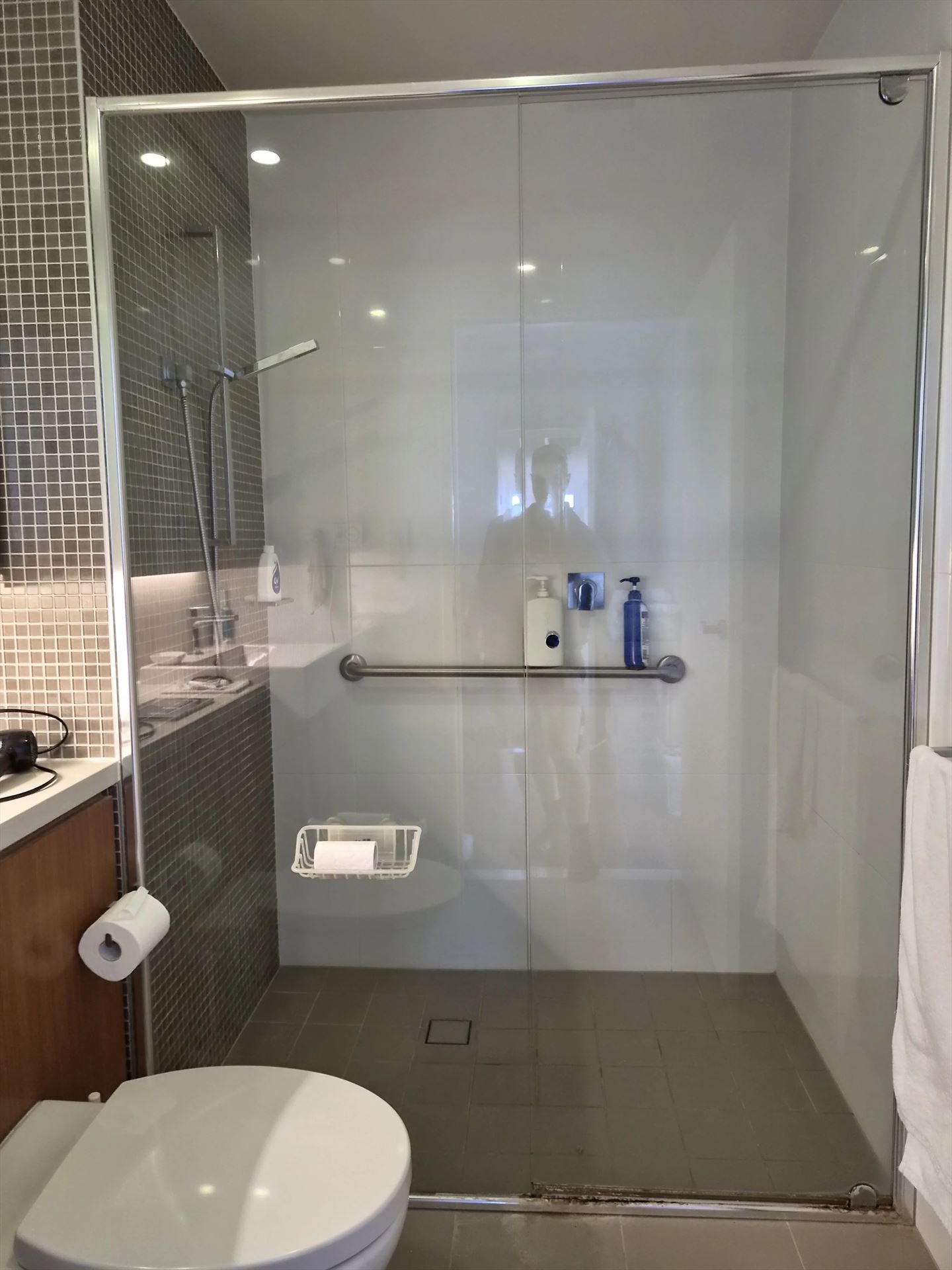fully shower screen with chrome hardware installed in Sydney by Showerland
