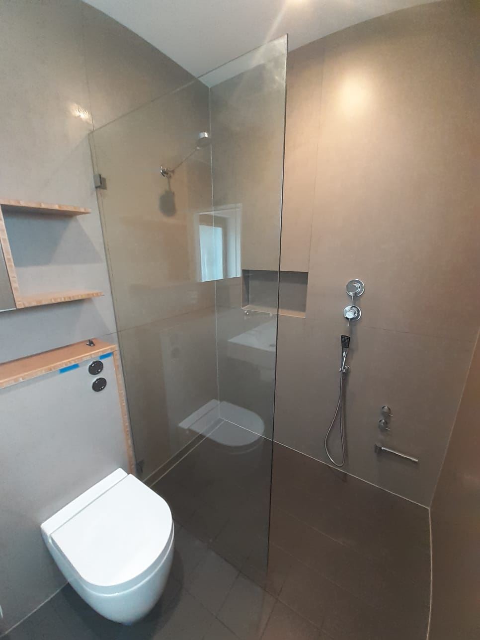 shower screen installed in Waterloo by Showerland