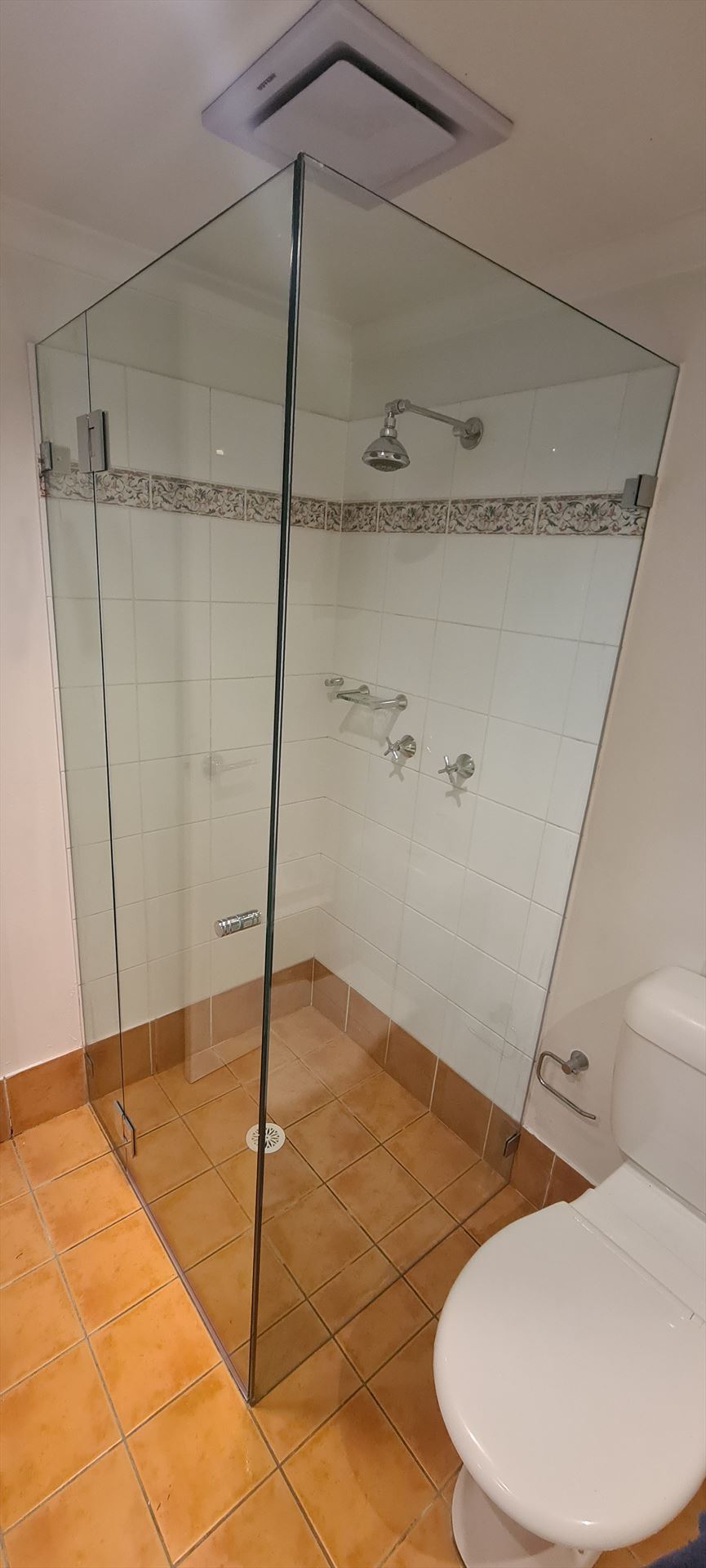 shower screen installed in Dulwich Hill by Showerland