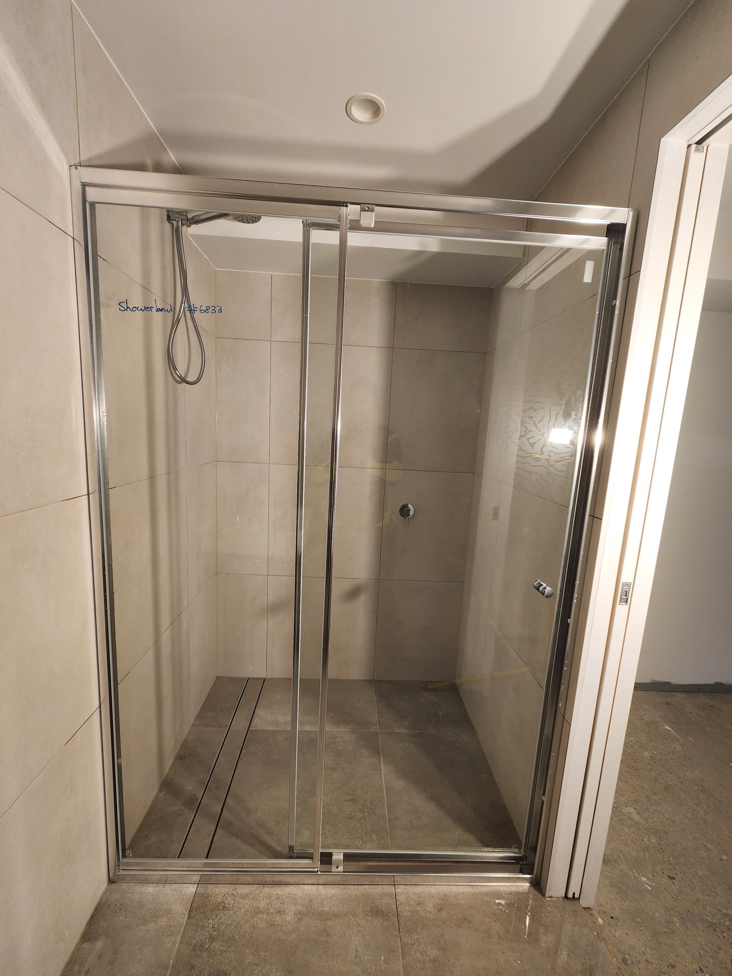 shower screen installed in Revesby by Showerland