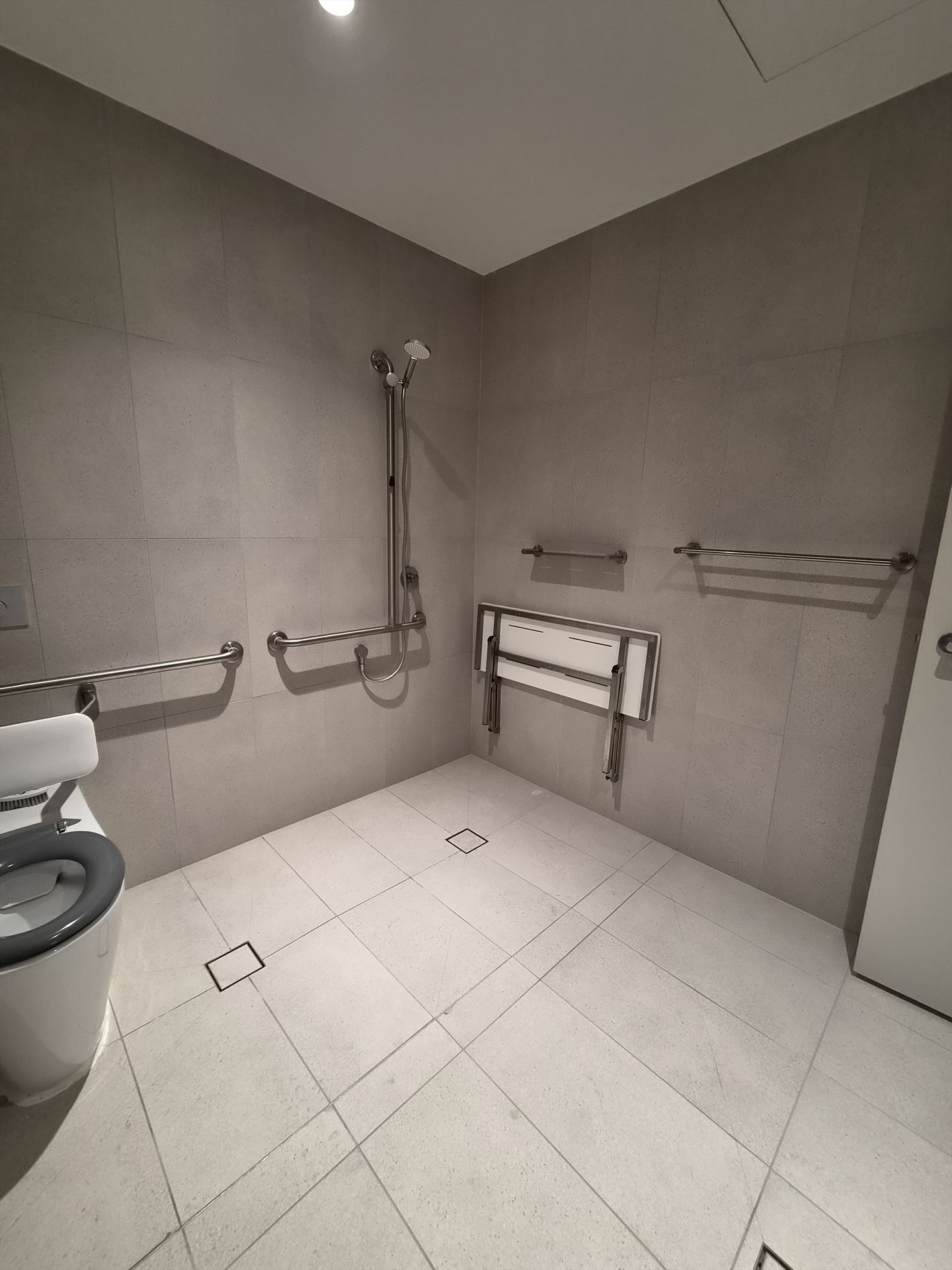 Bathroom before frameless shower screen install in Epping