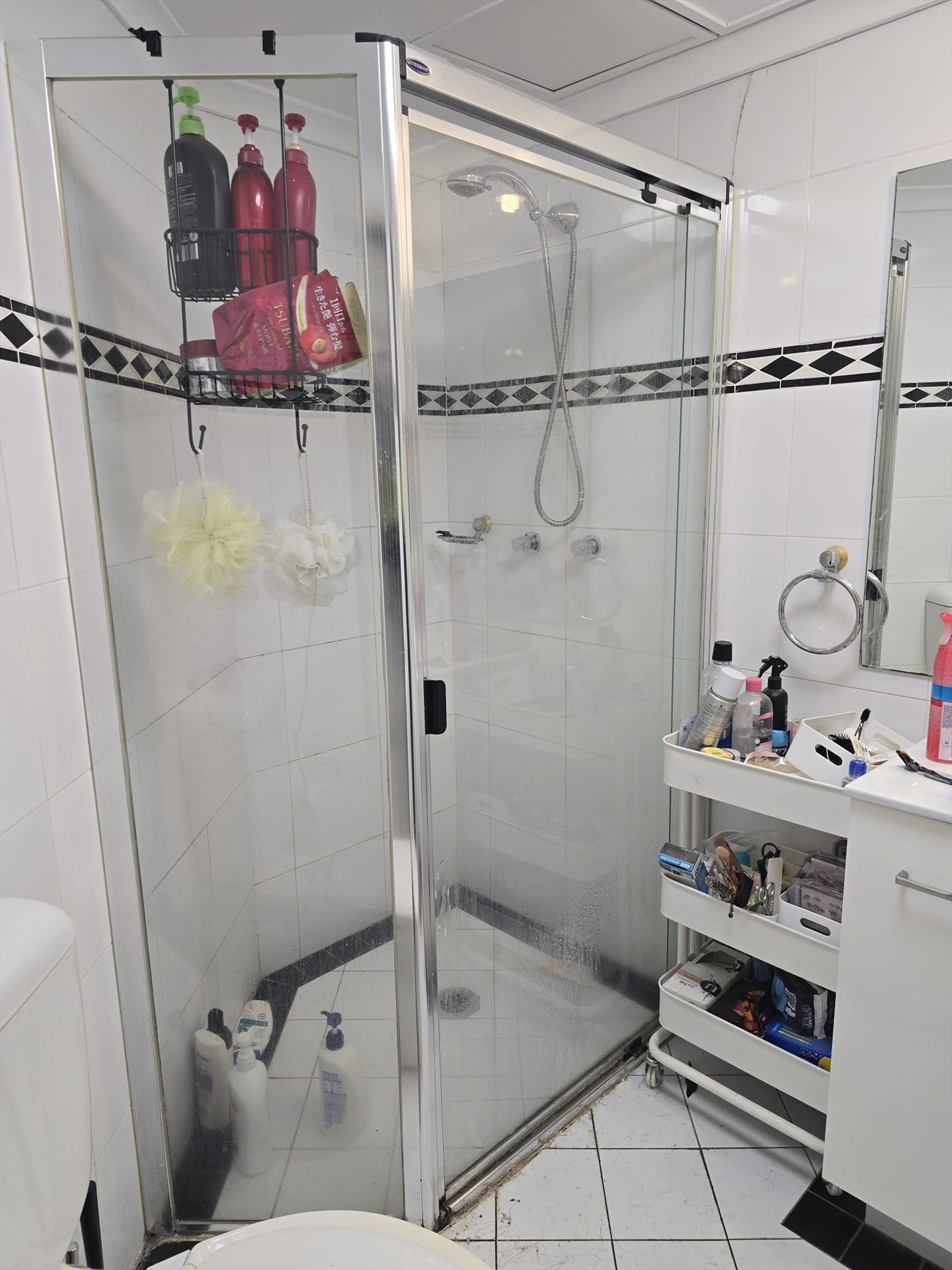 fully shower screen with chrome hardware installed in Strathfield by Showerland
