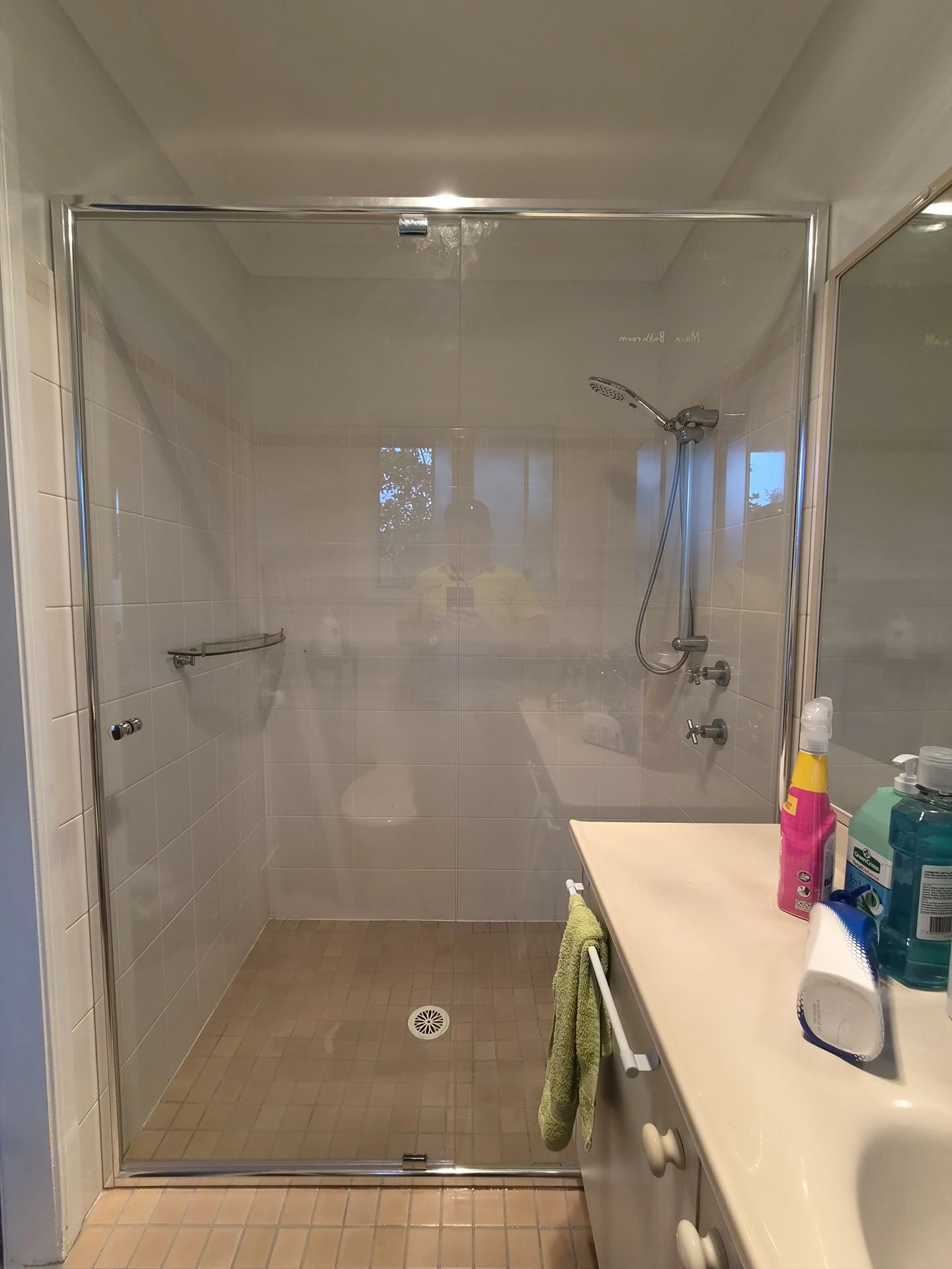 fully shower screen with chrome hardware installed in Quakers Hill by Showerland