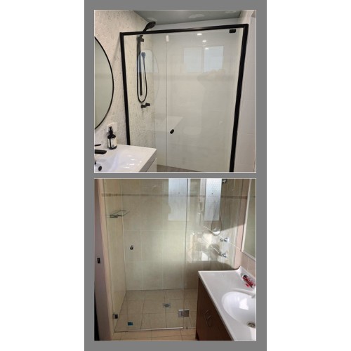 Semi-frameless-shower-screen-vs-frameless