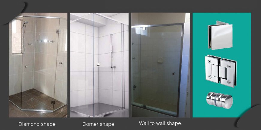 Semi-framed shower screen models