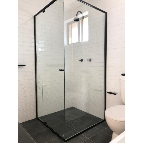 /Semi-framed-shower-screen-corner-with-Matt-Black-frame