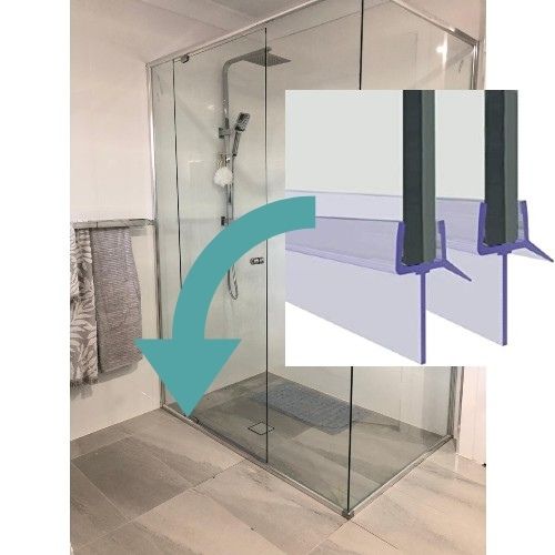 semi-frameless-shower-doors-leakage-solution
